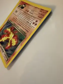 Pokemon TCG Rocket's Moltres Holo Card 12/132 Gym Heroes Rare - Image 5