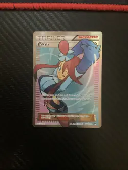Pokemon TCG Skyla Breakpoint Trainer Full Art Ultra Rare Holo Card 122/122 MP - Image 1