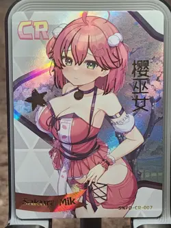 Sakura Milk Sakura Story Card Anime Waifu Goddess Story CR CR-007 - Image 1