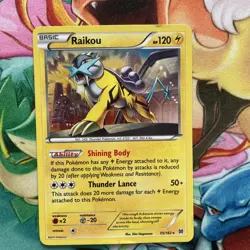 Pokemon TCG Raikou Cosmos Holo Rare Card Breakthrough 55/162 - Image 1