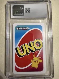 2019 Pokemon Playing Cards Pocket Uno, 4 Charizard Yellow, CGC 10 Gem Mint - Image 2