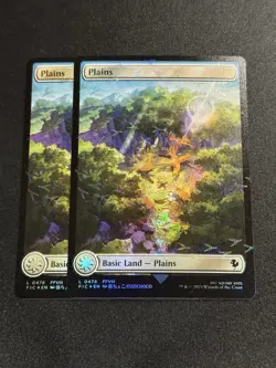 MTG Final Fantasy Chocobo Track Foil Lands FULL SET 10 Cards Sleeved NM - Image 2