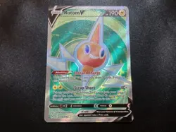 Rotom V 176/196 Lost Origin Full Art Ultra Rare Pokemon Card NM - Image 1