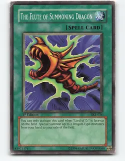 The Flute of Summoning Dragon #SKE-031 1st edition Yugioh Card - Image 1