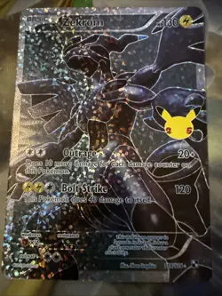 Pokemon TCG Zekrom Celebrations Classic Collection Holo Ultra Rare Card 114/114 - Image 1