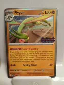 Flygon Stamped Phantasmal Flames Holo Promo Pokemon Card NM - Image 1