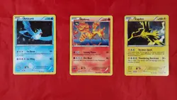 *Next Destinies* Articuno 27/99 - Moltres 14/99 - Zapdos 41/99 Pokemon Card Set - Image 1