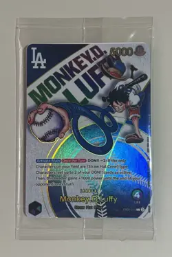 Monkey.D.Luffy(010) Dodgers x One Piece EB02-010 One Piece Promotion NM Card - Image 1