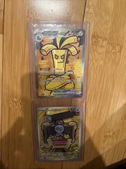 Gholdengo EX Paradox Rift Card 252/182 NM Condition With Gimmighoul 198/182 - Image 1
