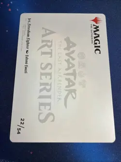 Magic MTG Avatar Art Series Card 22/54 Jet Freedom Fighter Gold Stamped Auto!! - Image 2