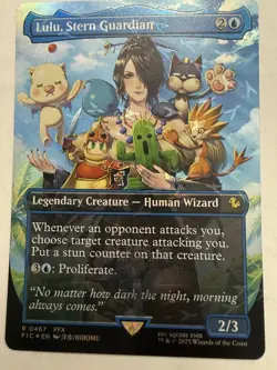 Lulu, Stern Guardian - MTG - Chocobo Track Foil Borderless - NM - 467 - FFX - Image 1