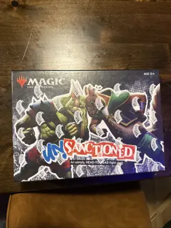 Unsanctioned Sealed Box Foil & Regular Full Art Lands 5 Decks Dice Booster Tutor - Image 1