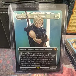 Magic The Gathering Cloud, Midgar Mercenary (Borderless) Final Fantasy Foil NM/M - Image 1