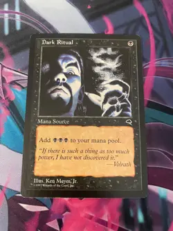 MTG - DARK RITUAL - TEMPEST - LP - Image 1