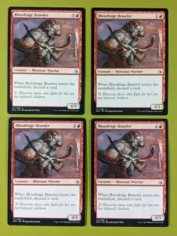 Bloodrage Brawler x4 Amonkhet 4x Playset Magic the Gathering MTG - Image 1