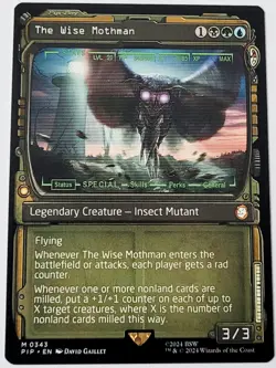 MTG The Wise Mothman - Showcase Universes Beyond: NM - Image 1