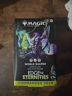 Magic the Gathering-Edge of Eternities Commander Deck - World Shaper SEALED - Image 1