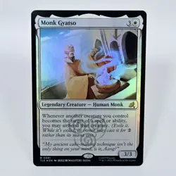 MTG Avatar The Last Airbender Monk Gyatso FOIL 0081 - Image 1