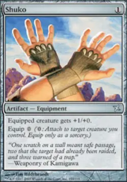 MTG Shuko, Betrayers of Kamigawa, Heavily Played, English - Image 1