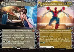 Peter Parker // Amazing Spider-Man (#208) - Foil Extended Art SPM NM MTG - Image 1