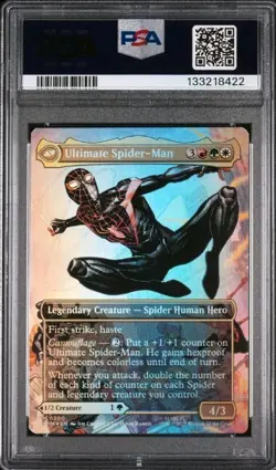 NM Borderless Foil Miles Morales, MTG, Marvel's Spider-Man, Magic, 200 - Image 2