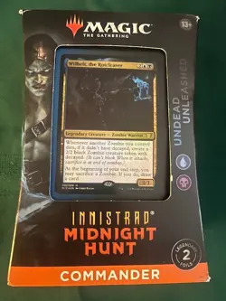 Magic The Gathering Innistrad Midnight Hunt Commander Undead Unleashed Sealed - Image 1
