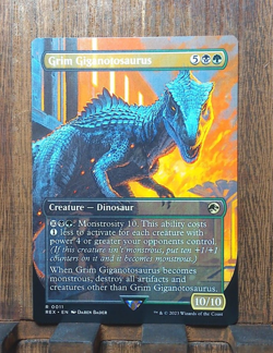 Grim Giganotosaurus (Borderless) Universes Beyond: Jurassic World Collection... - Image 1