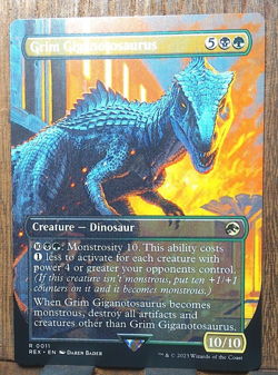 Grim Giganotosaurus (Borderless) Universes Beyond: Jurassic World Collection... - Image 3