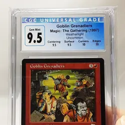 MTG - Weatherlight - Goblin Grenadiers - Graded - CGC 9.5 - Image 3