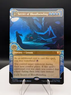 Secret of Bloodbending (Borderless) FOIL: Avatar ATLA MTG (NM) - Image 1