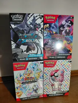 Pokemon TCG 151 & Prismatic Booster Bundles - New Factory Sealed “LOT OF 4” - Image 1