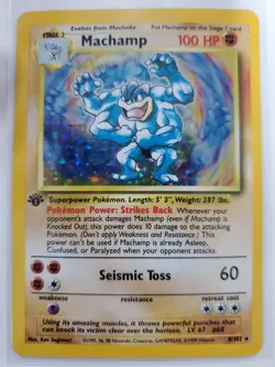 Machamp 008/102 Deck Exclusives Holo 1st Edition LP Pokemon TCG - Image 1
