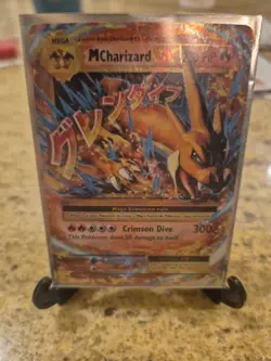Pokemon TCG Holo Ultra Rare Full Art M Charizard EX. Super Rare! - Image 1