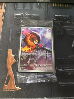 SEALED Charcadet Black Star Promo 022 Me02: Phantasmal Flames POKEMON NEAR MINT - Image 1