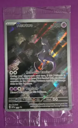Pokemon - Mewtwo SVP 052 Black Star Promo Scarlet & Violet 151 Promo NM *SEALED* - Image 1