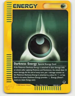2002 Pokemon, Expedition, #158/165 Darkness Energy, Rare - Image 1