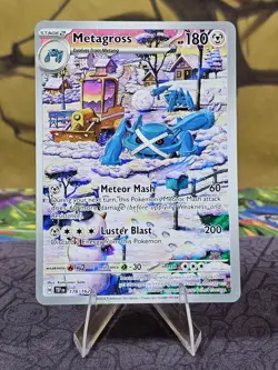 Pokemon TCG Metagross 178/162 Temporal Forces Holo Illustration Rare NM - Image 1