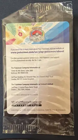 Pikachu Promo 2024 World Championships SVP EN 190 Pokemon Worlds (Sealed) - Image 2