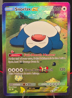 Pokemon Snorlax EX Holo & Texture Fan art [Pocket TCG art] - Image 1