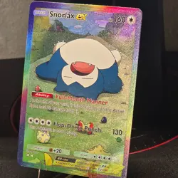Pokemon Snorlax EX Holo & Texture Fan art [Pocket TCG art] - Image 2