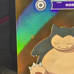 Pokemon TCG Gold Chrome Foil Snorlax #143 Full house sticker - Image 2