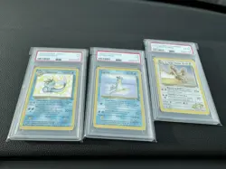 Pokemon Lt. Surge's Fearow Gym Heroes Unlimited Holo Rare #7 PSA 6 - Image 1