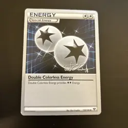 Double Colorless Energy 130/146 Pokemon World Championships 2014 Trent O MP - Image 1