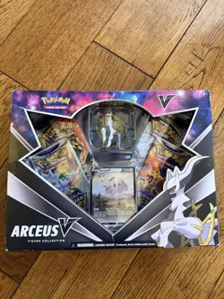 Pokemon TCG Arceus V Figure Collection Box New And Sealed. Minor damage. Cosmic - Image 1