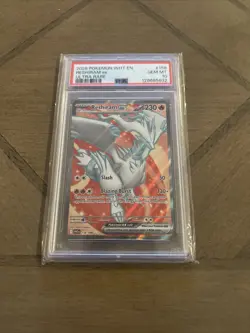 2025 POKEMON WHT EN-WHITE FLARE ULTRA RARE #158 RESHIRAM EX PSA 10 - Image 1
