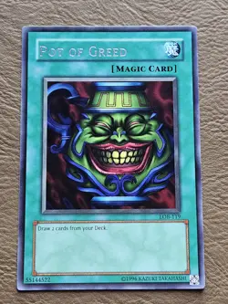 Pot of Greed LOB-119 Rare Unlimited - Image 1