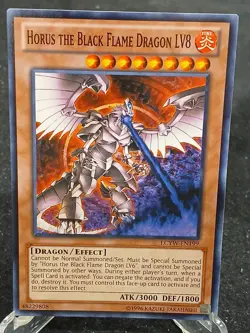 Yu-Gi-Oh! Horus the Black Flame Dragon LV8 LCYW-EN199 C MP - Image 1