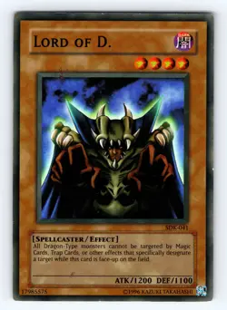 Yugioh Lord of D. SDK-041 Super Rare - MP 💎 - Image 1