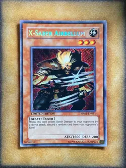 Yugioh X-Saber Airbellum HA01-EN011 Secret Rare Limited Edition NM - Image 1
