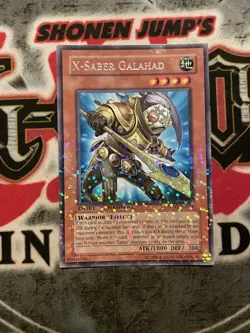 Yugioh! MP X-Saber Galahad - DT01-EN074 - Rare - Duel Terminal Moderately Played - Image 1